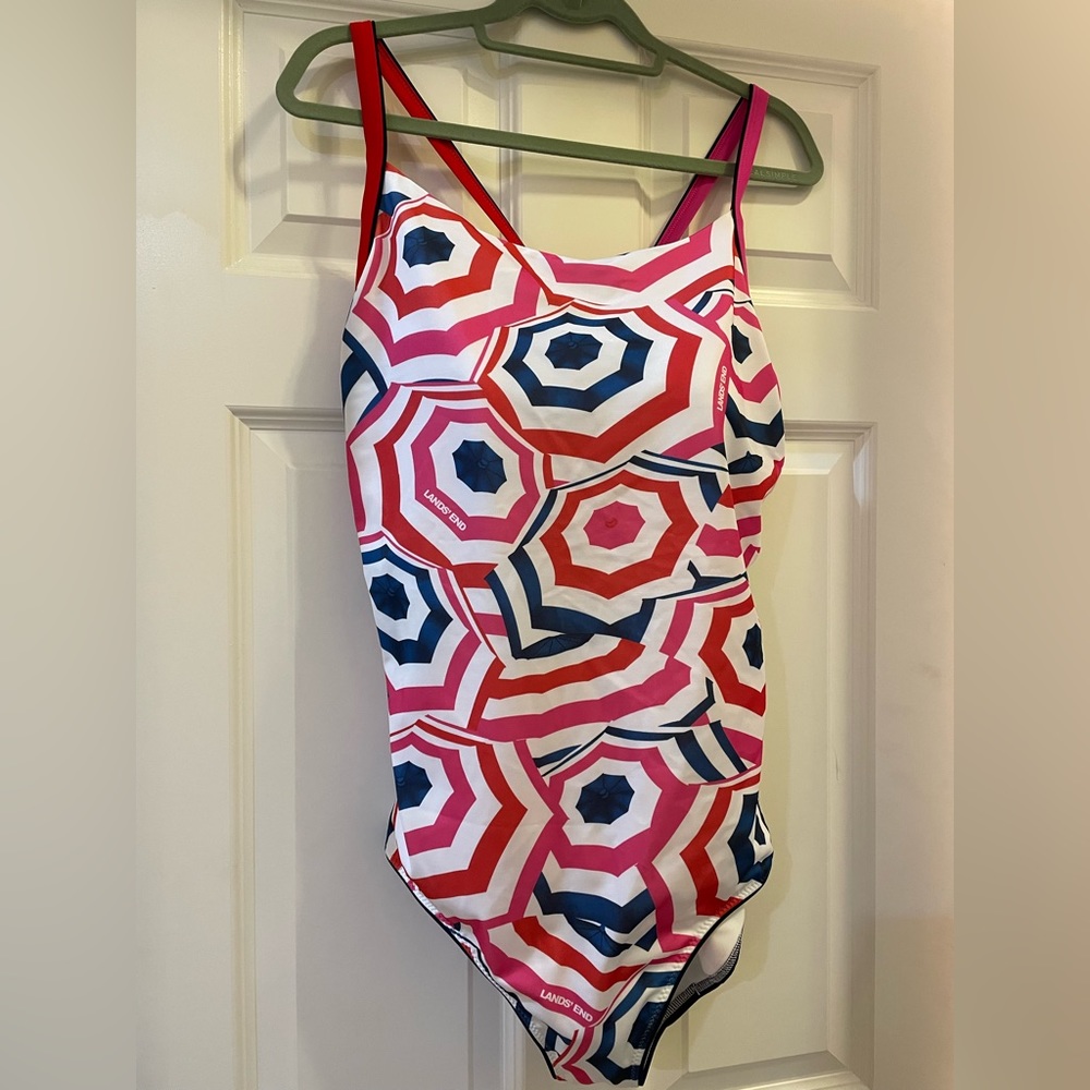 Lands End one piece bathing suit